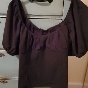 Black blouse nwt